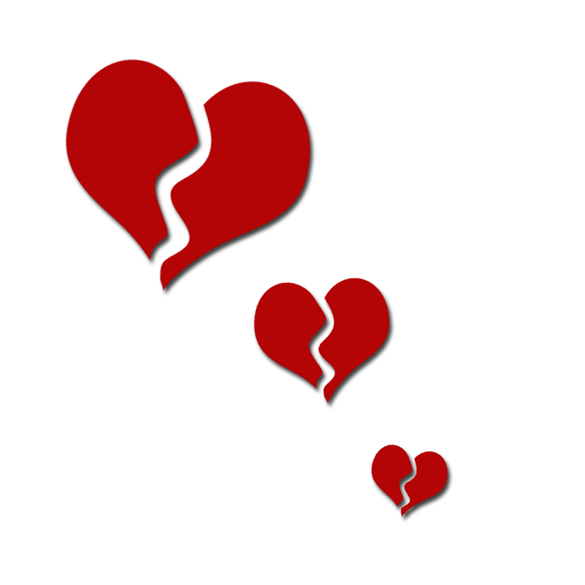 1200x1200 Free Clipart Of A Broken Heart Download Clip Art