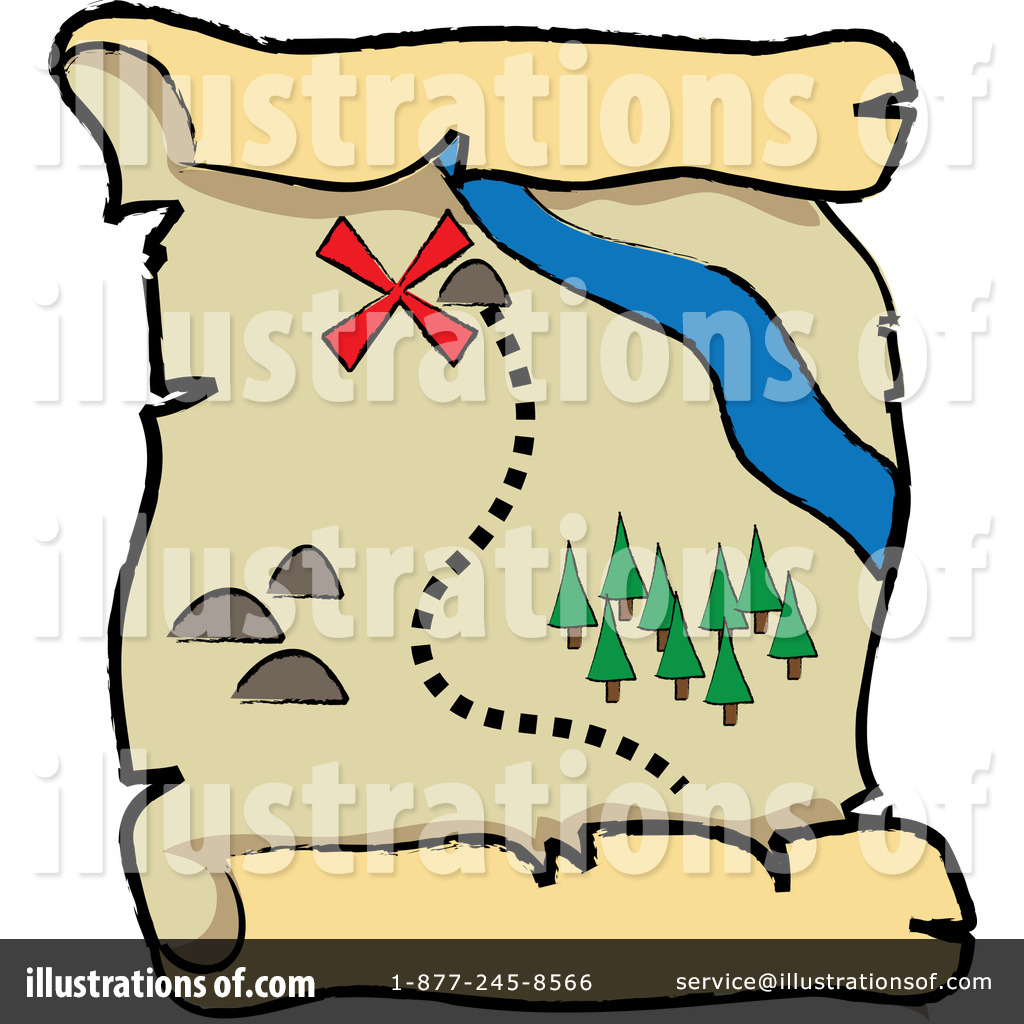 1024x1024 Treasure Map Clipart Treasure Map