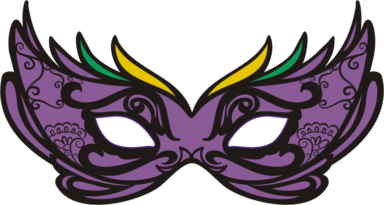756x405 Super Mardi Gras Mask Clipart Clip Art Free Download