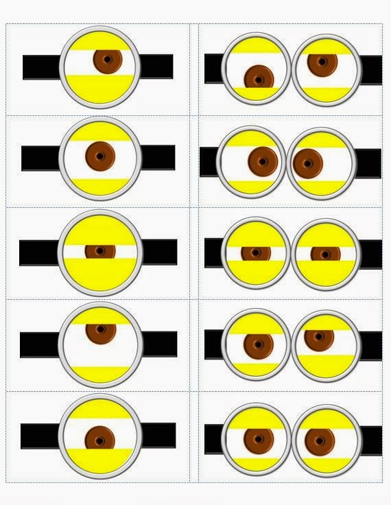 570x736 Minions Googles, Free Printables. Oh My Fiesta! In English
