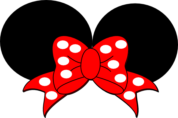 600x400 Red Ribbon Minnie Mouse Clip Art At Pic