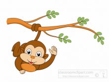 220x165 Cartoon Monkeys Clipart Cute Funny Cartoon Ba Monkey Clip Art