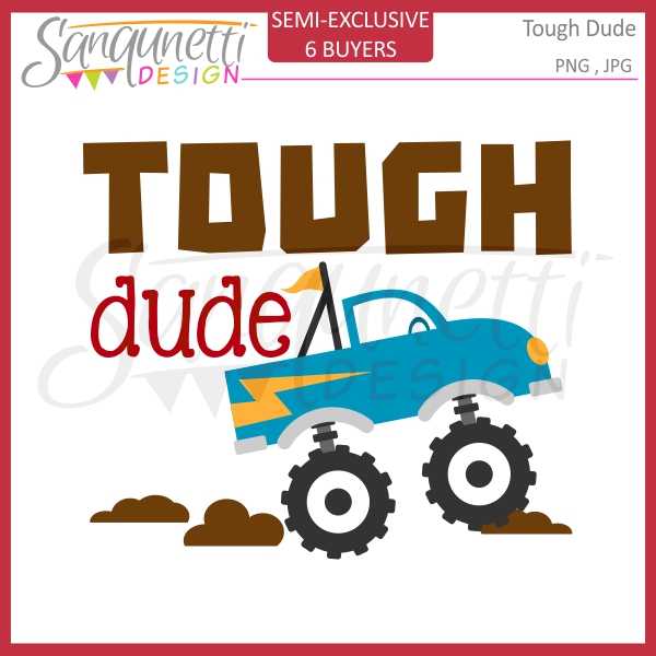 600x600 Sanqunetti Design Monster Truck Clipart