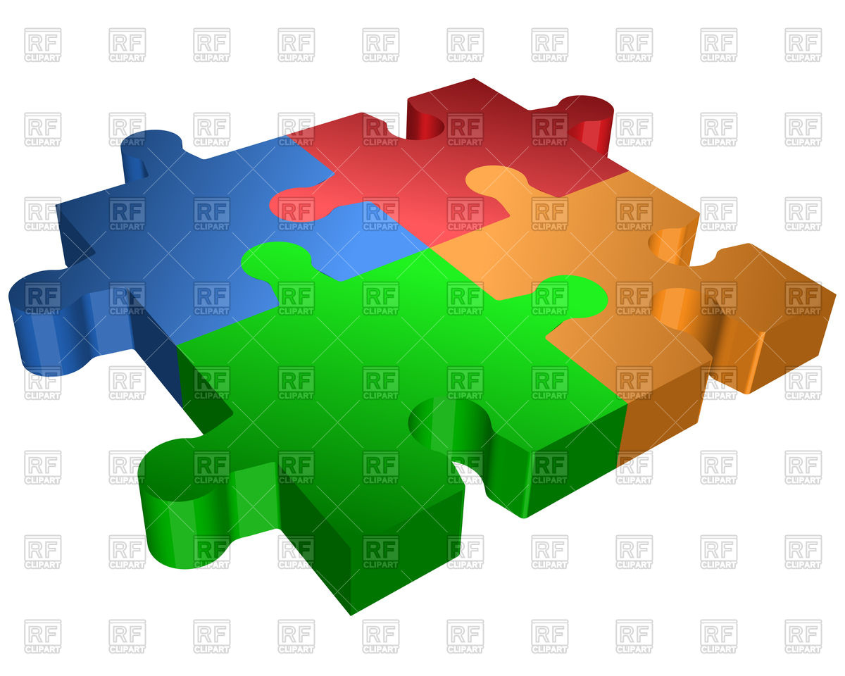 1200x960 Colorful Puzzle Mosaic Royalty Free Vector Clip Art Image