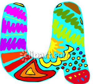 300x273 Mosaic Lower Case Letter U