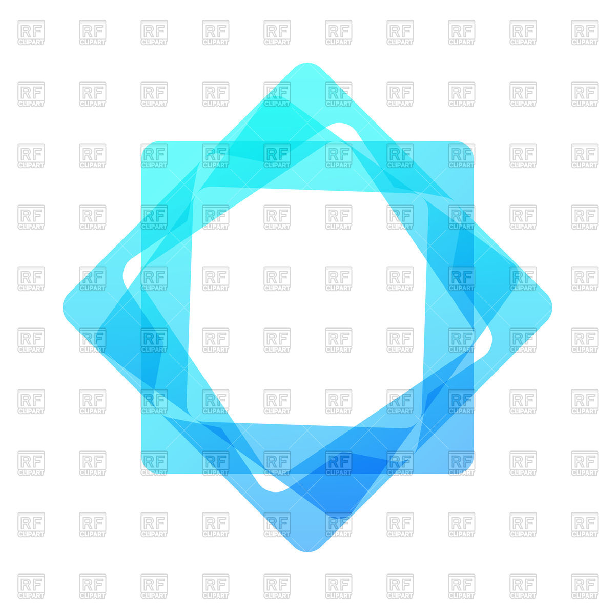 1200x1200 Mosaic Rectangle Geometric Template Royalty Free Vector Clip Art