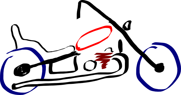 600x316 Harley Davidson Motorcycle Cartoon Clip Art Clipart