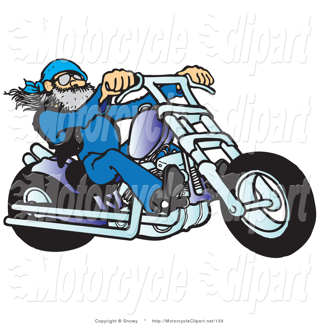 1024x1044 Transportation Clipart Of A Cool Motorcycle Dude By Snowy