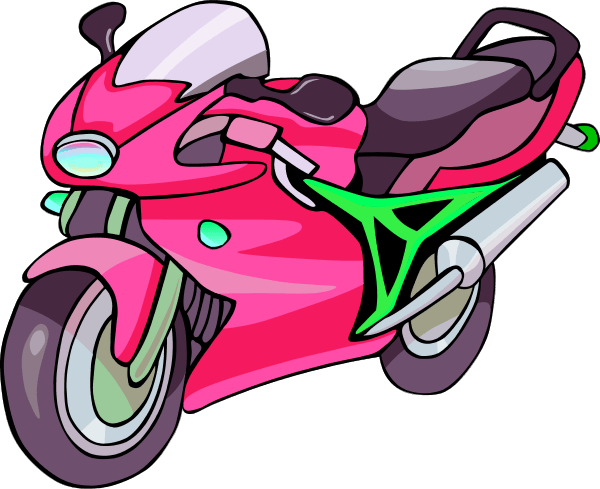 600x489 Motorcycle Clipart