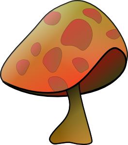 264x298 Mushroom Clip Art Free Vector 4vector