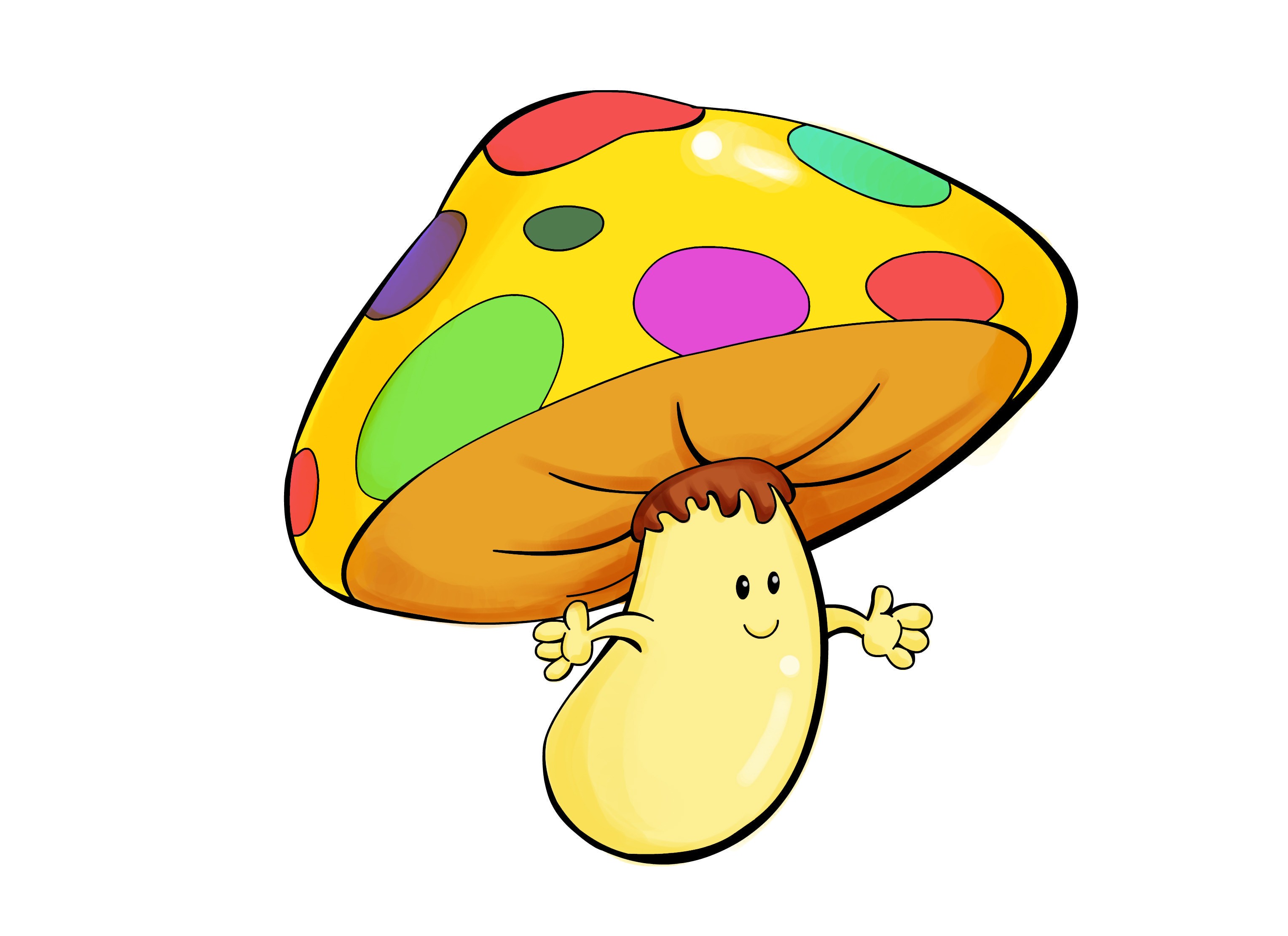 3056x2222 Download Big Mushroom Clip Art Vector Free
