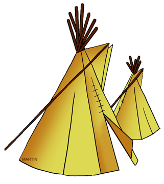 321x360 Free Native American Dwellings Clip Art By Phillip Martin