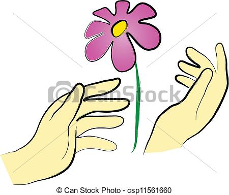 450x384 Protect Nature Concept On A White Background Clip Art Vector