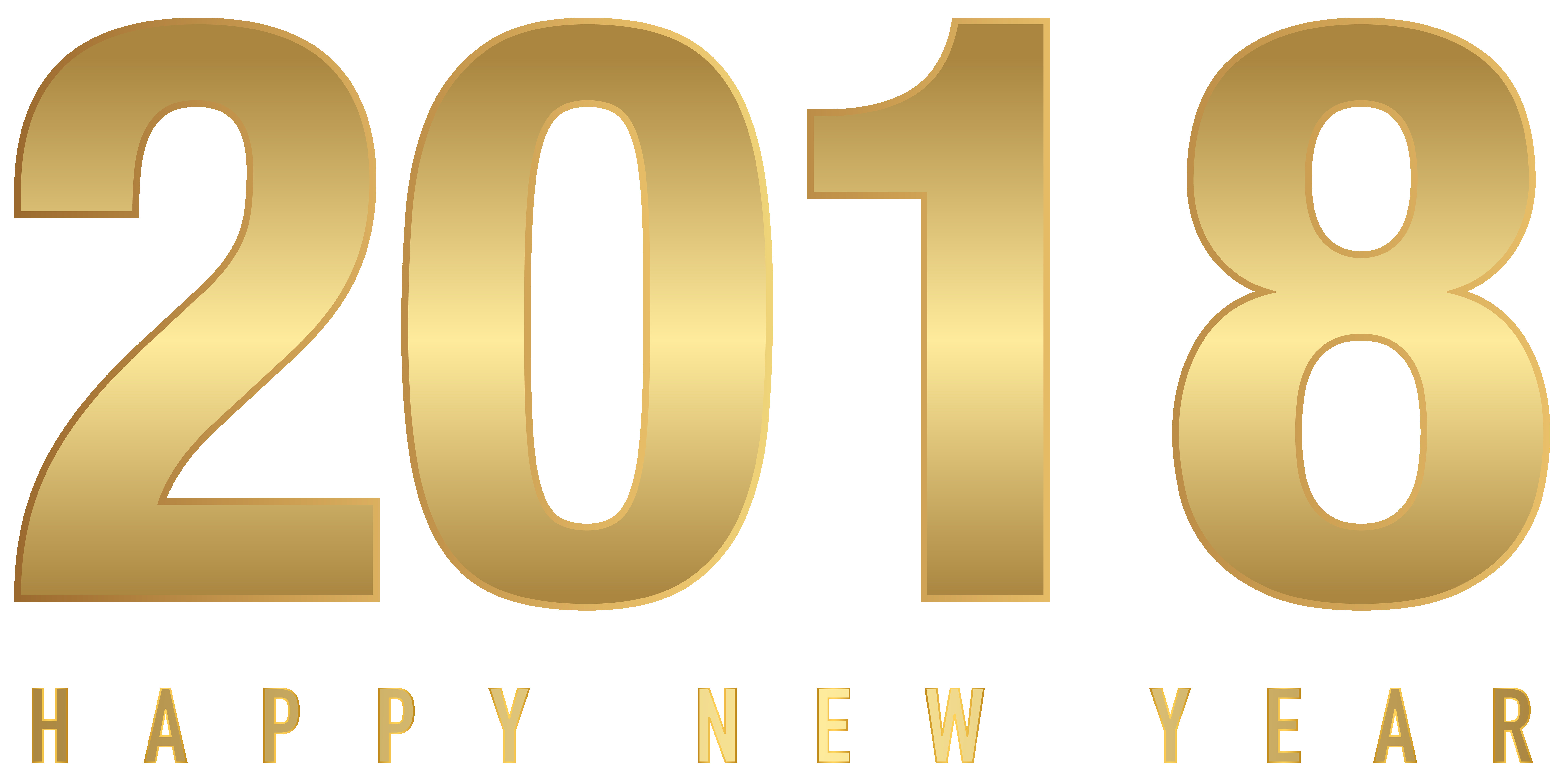 8000x4015 Happy New Year 2018 Clipart Images Free Clip Art Banner Download