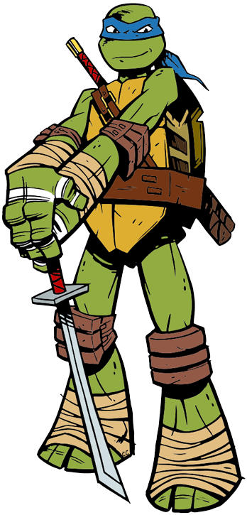 348x725 Teenage Mutant Ninja Turtles Clip Art Cartoon Clip Art