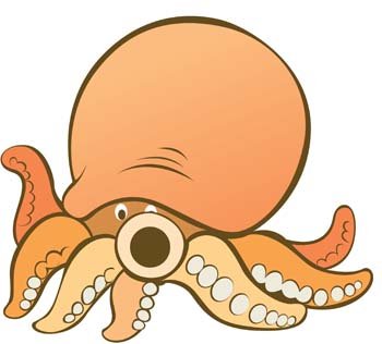 350x316 Free Octopus Clipart And Vector Graphics
