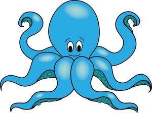 300x224 Octopus Clipart Clipart Panda