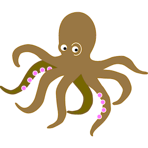300x300 Octopus Clipart Free