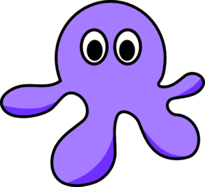 300x273 Cartoon Octopus Clip Art