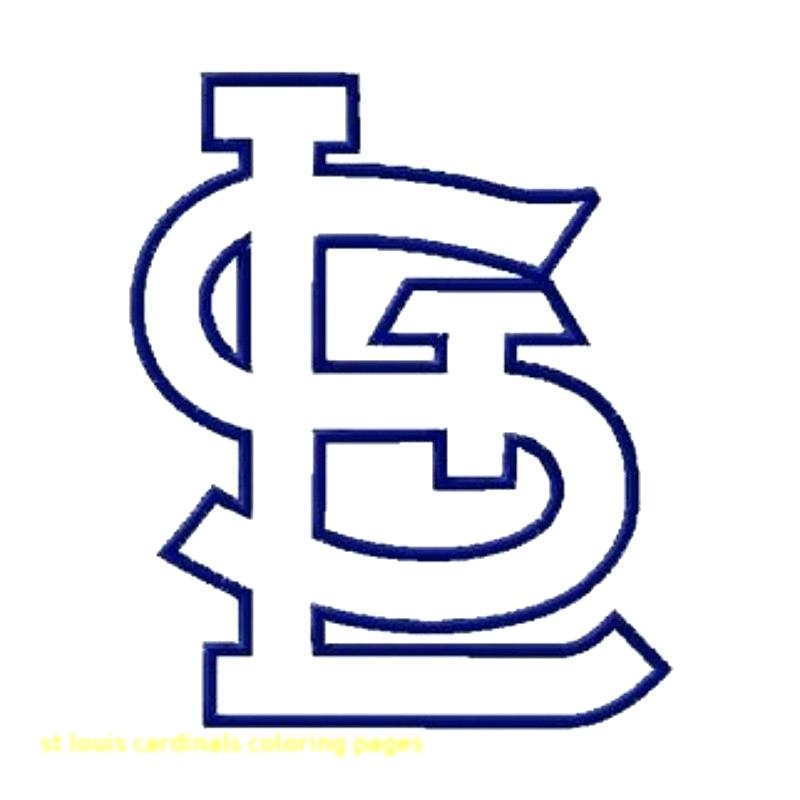 800x800 St Louis Cardinals Logo Coloring Pages St Coloring Pages St