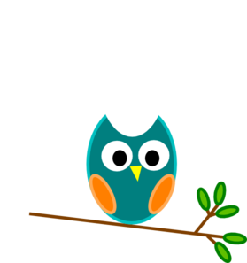 279x297 Blue And Orange Owl Clip Art Clipart Panda