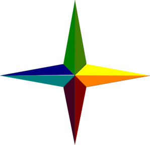 298x288 Pagan Elemental Compass Clip Art