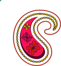 235x254 Black And White Paisley Clipart