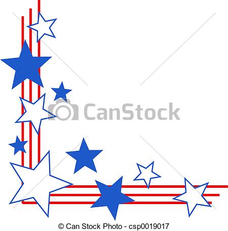 450x455 Patriotic Clip Art Borders Patriotic Border Patriotic Stars