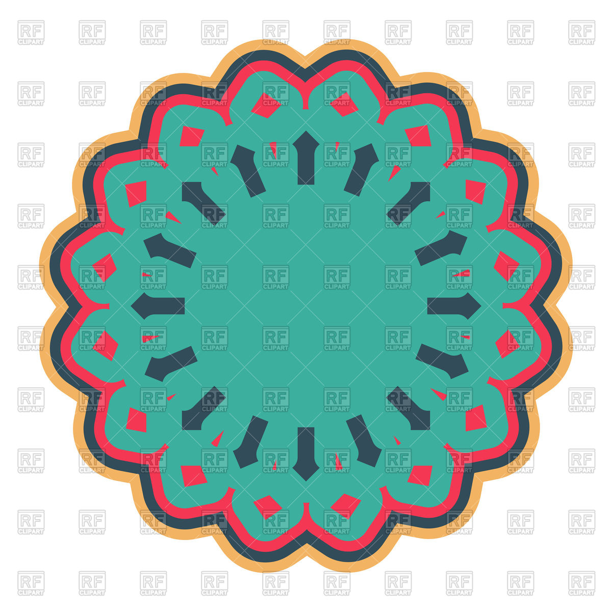 1200x1200 Halal Template For Islamic Pattern Royalty Free Vector Clip Art