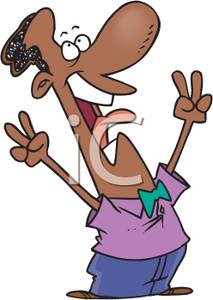 213x300 A Cartoon Of An Ethnic Man Gesturing The Peace Sign