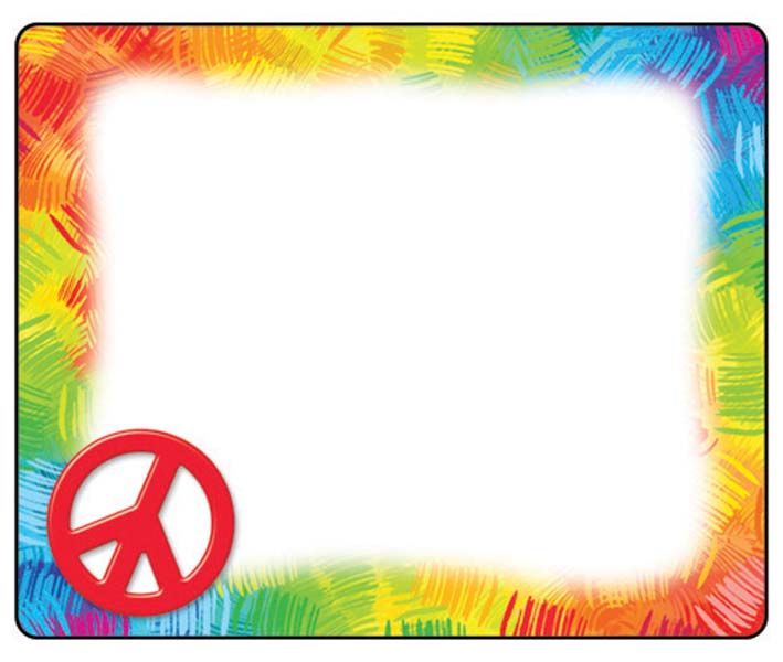 709x600 Peace Sign Border Clip Art Hippies Clipart Esl 3