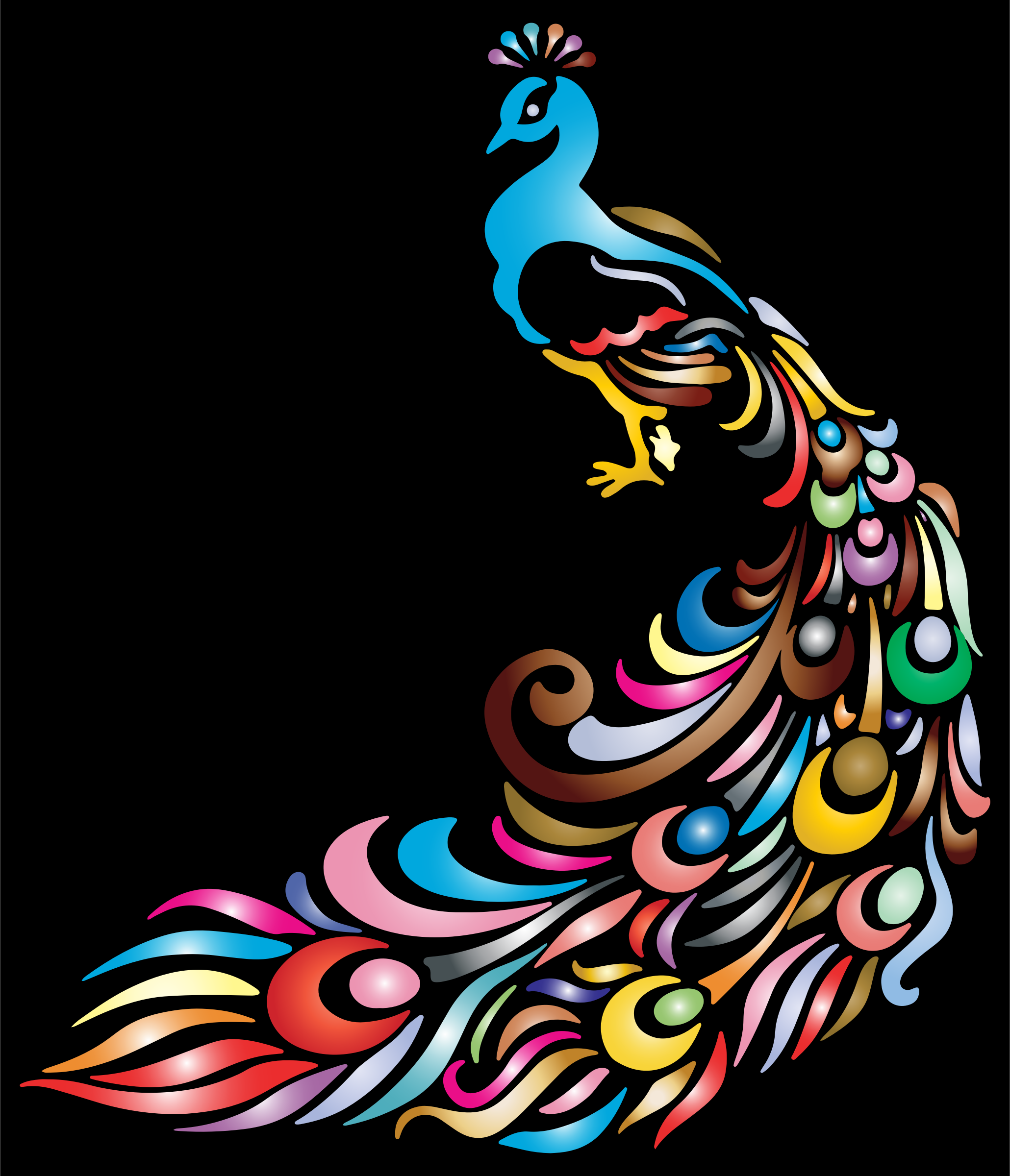 Free Peacock Clipart at GetDrawings | Free download