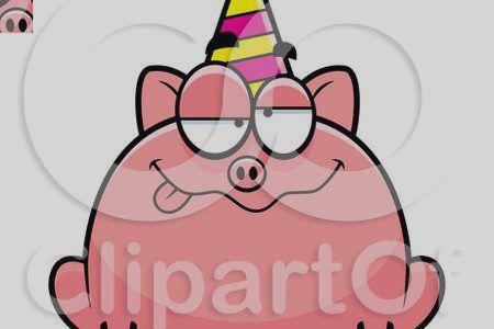 450x300 Birthday Pig Clipart