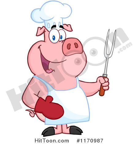 450x470 Free Pig Roast Clip Art