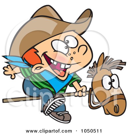 450x470 Clipart Of A Cartoon African American Cowboy Roping