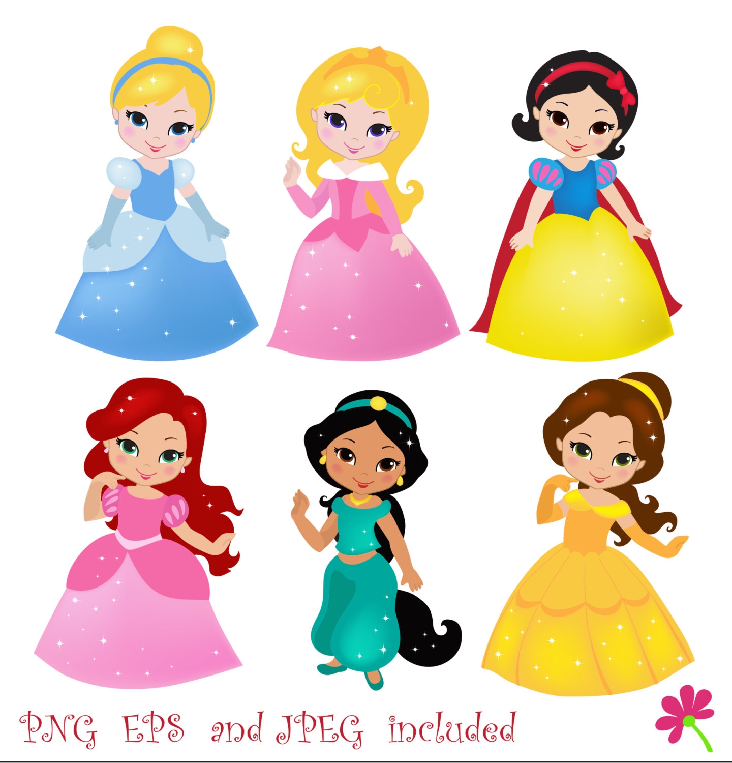 1440x1500 Awesome Princess Clipart Design