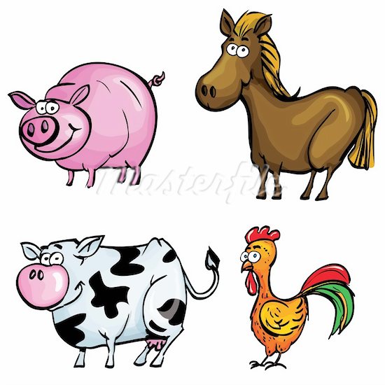 550x550 Printable Farm Animals Clipart