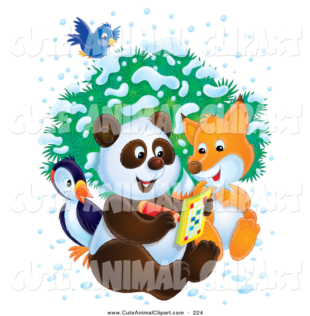 1024x1044 Royalty Free Winter Stock Animal Designs
