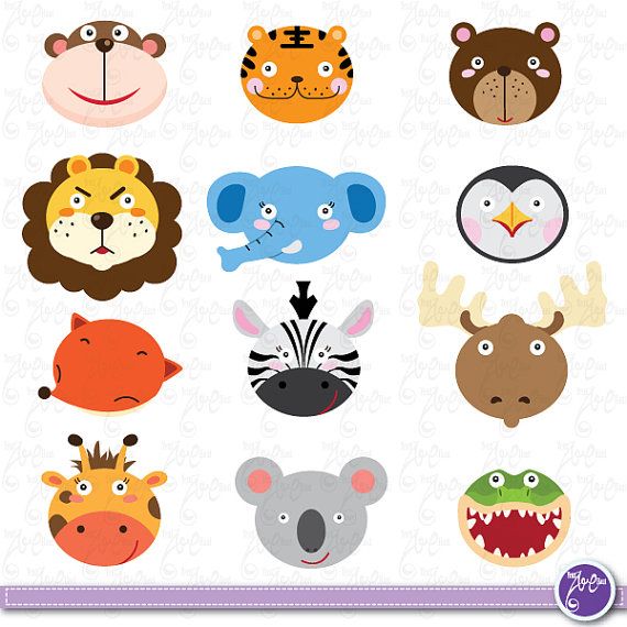 570x570 Wild Animals Clip Art, Cute Animals, Jungle Animals, Zebra, Tiger