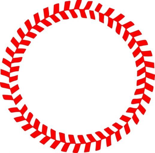 518x510 Baseball Stitches In A Circle Vector