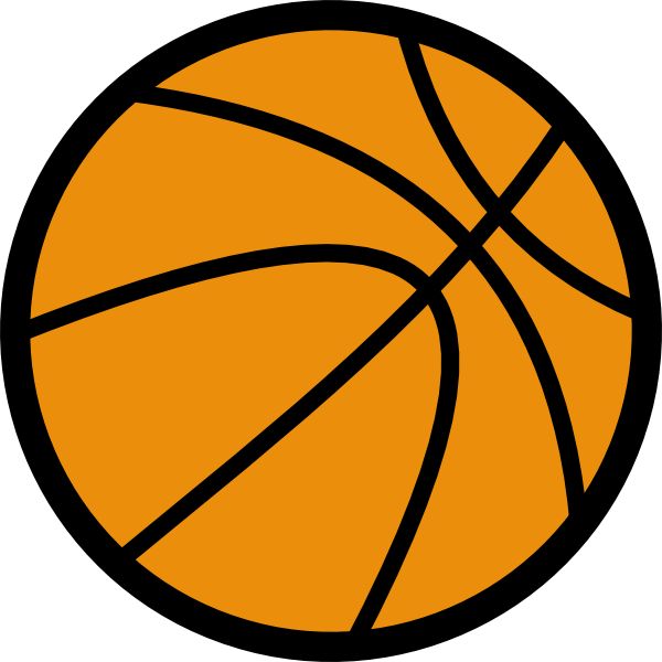 600x600 Basketball Clipart Free Printable
