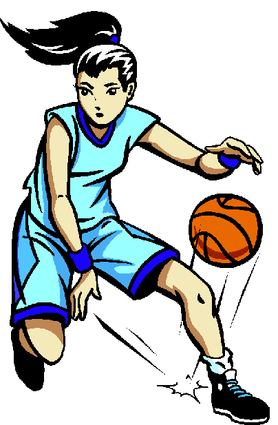404x617 Girls Basketball Girl Basketball Player Clipart Free Images