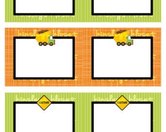 340x270 Construction Party Free Printables Clip Art