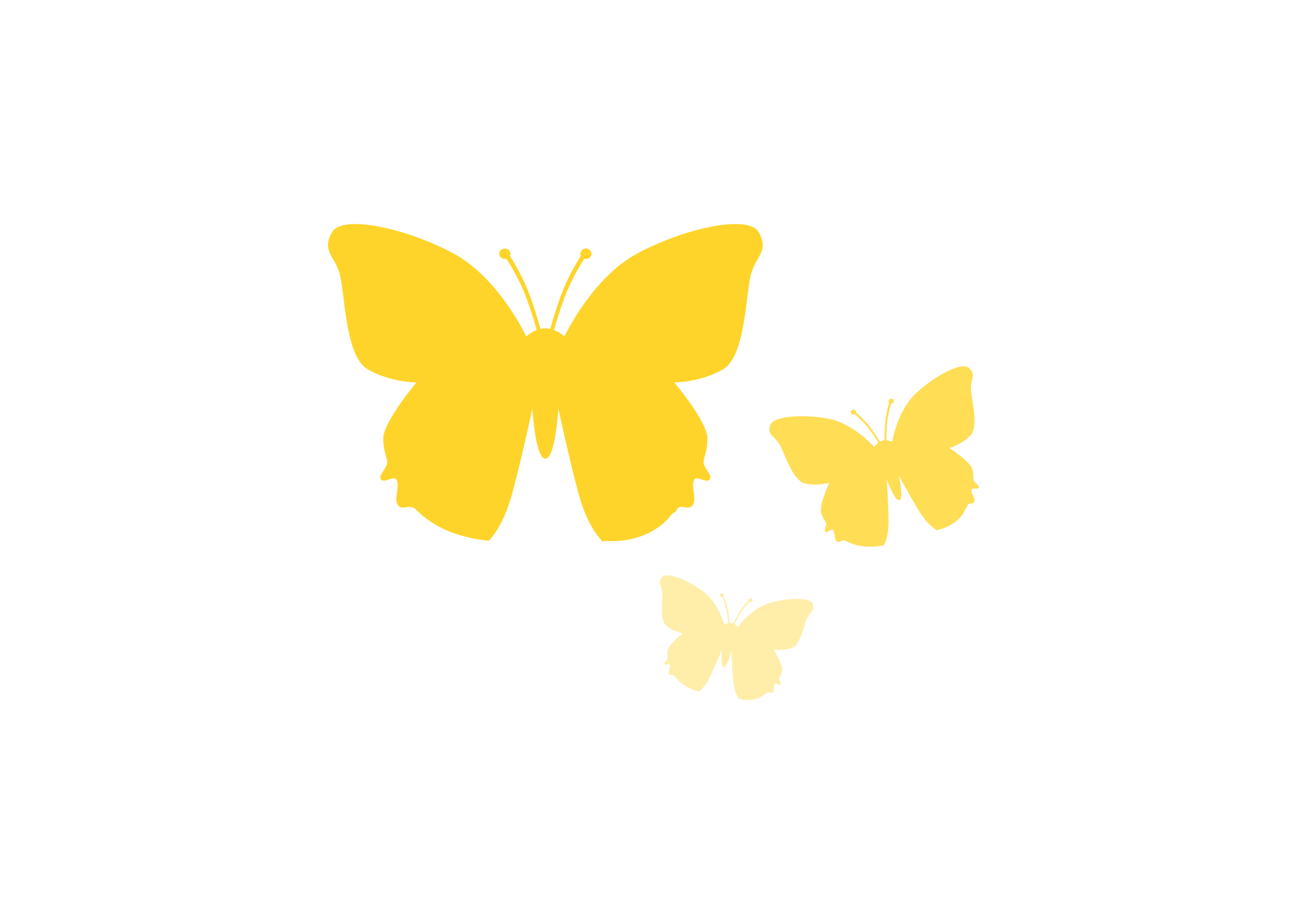 2400x1697 Butterfly Clipart Light Yellow