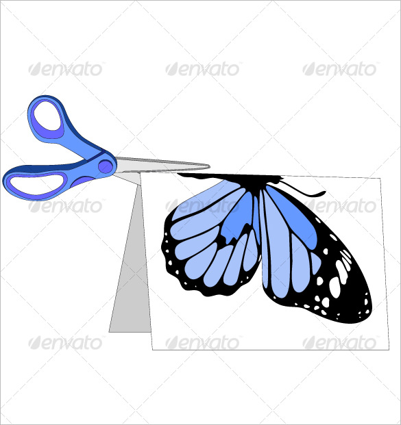 585x621 Psd Paper Butterfly Templates Amp Designs! Free Amp Premium