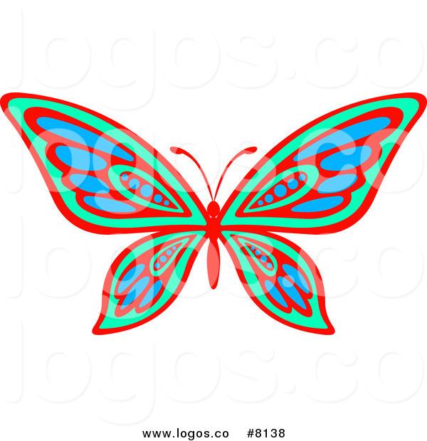 600x620 Royalty Free Clip Art Vector Logo Of A Green Red And Blue