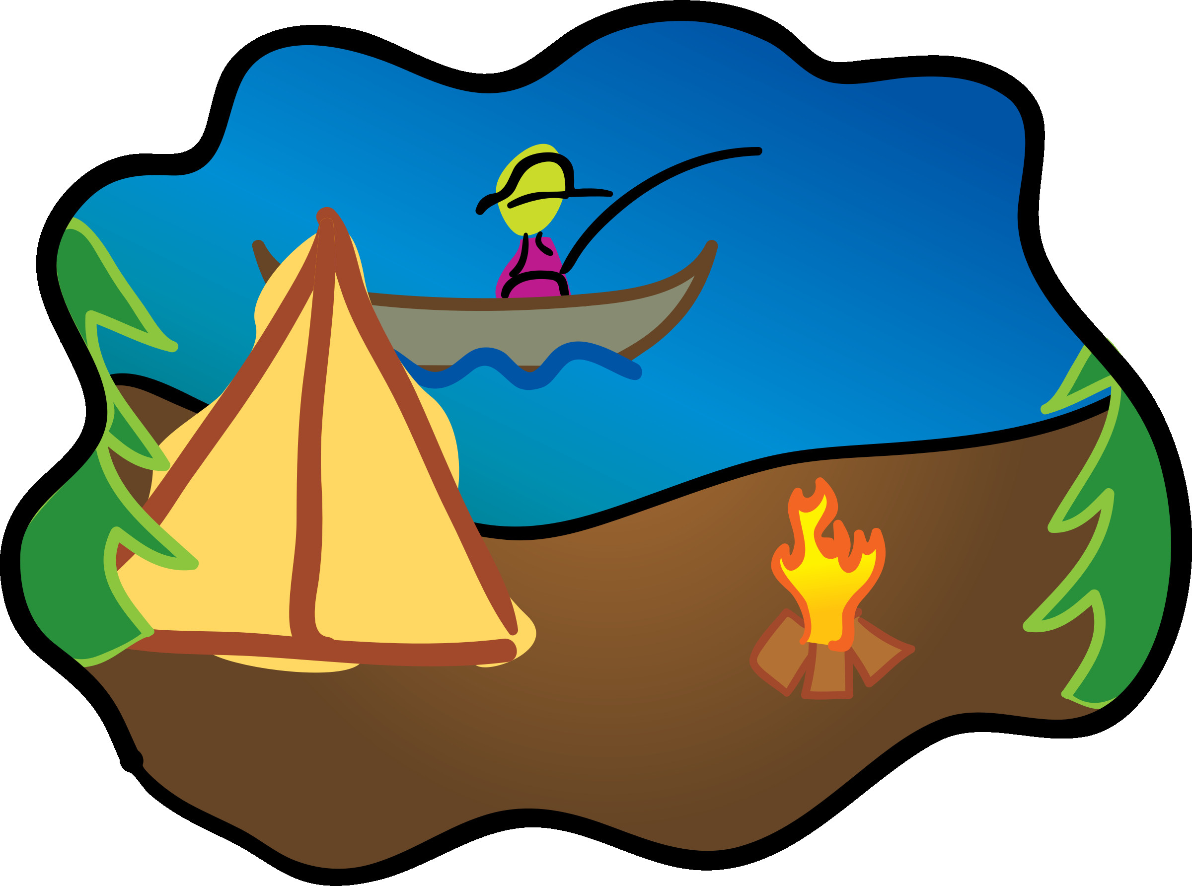 2400x1784 Royalty Free Images Camping Clip Art Set Clipart Also Png