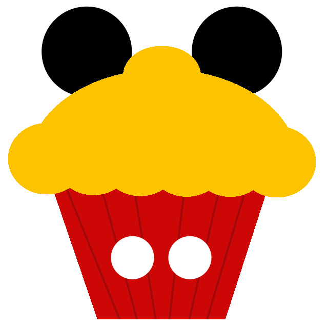 638x638 Minnie And Mickey Cupcakes Free Printable Notebook. Oh My Fiesta