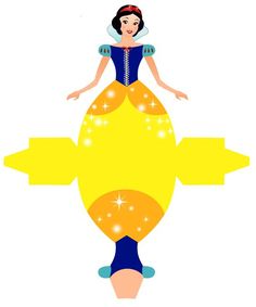 236x283 Caixa Vestido Das Princesas Da Disney! Papercraft, Printable