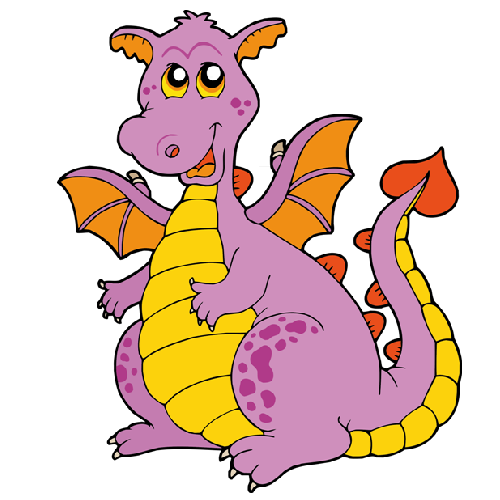 500x500 Dragon Clipart Cartoon